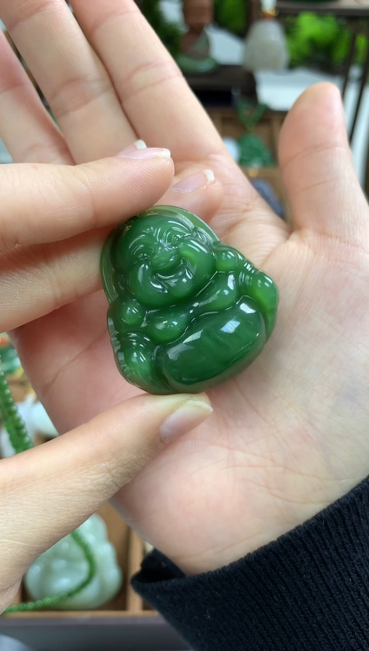 【闪购商品】和田玉颈饰未镶嵌吊坠40mm