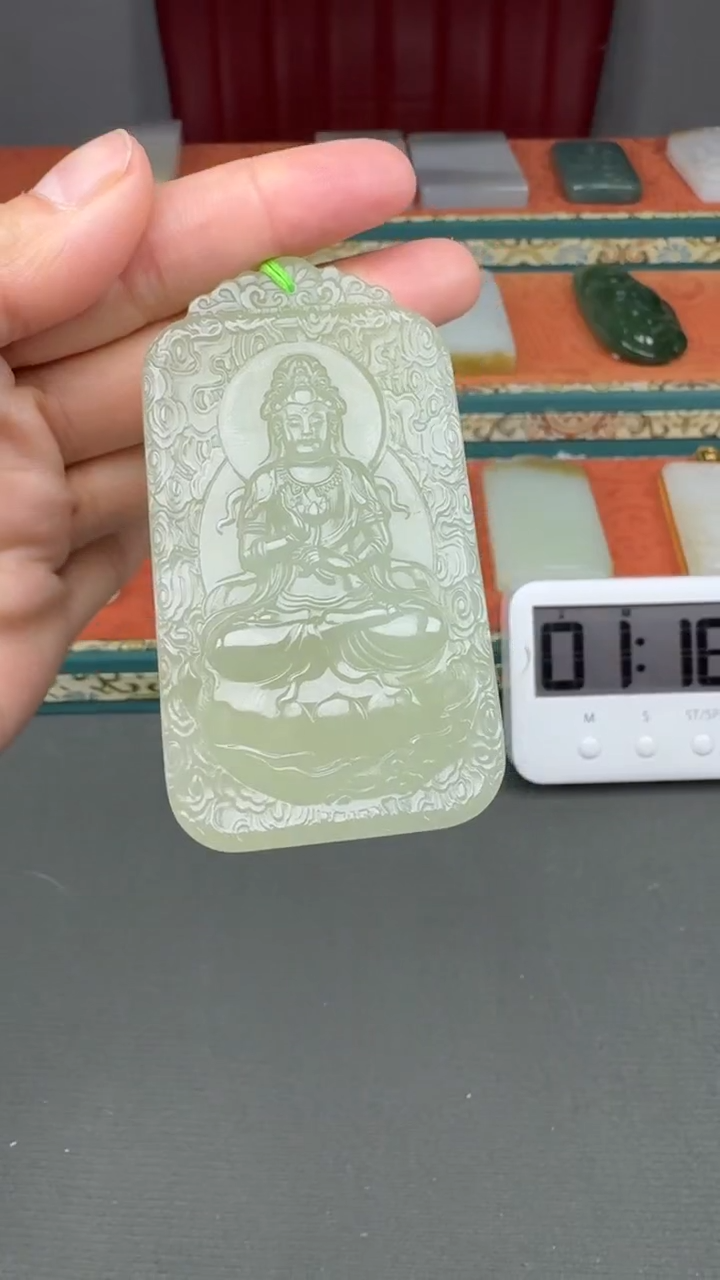 【闪购商品】和田玉颈饰未镶嵌开心