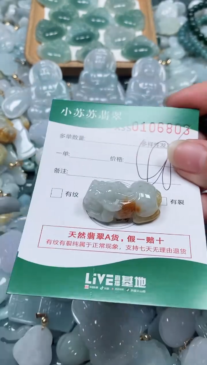 【闪购商品】翡翠颈饰未镶嵌闪购商品0106803