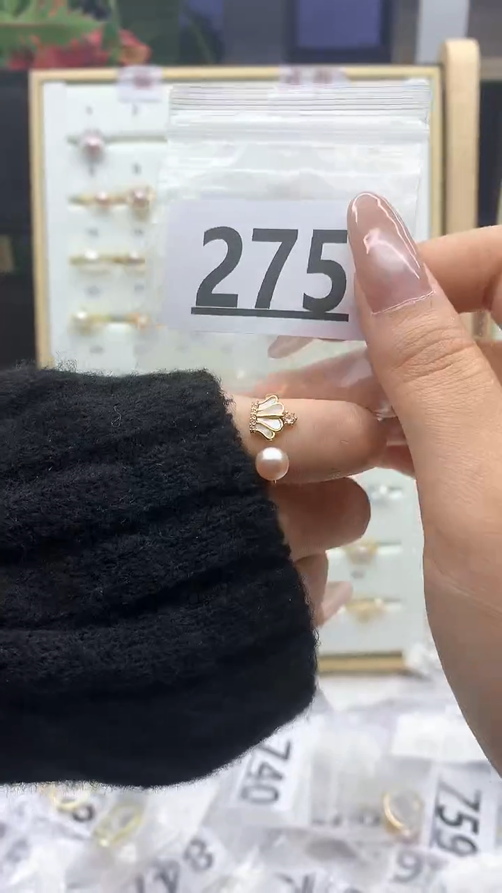 合金珠宝奇石淡水珍珠275