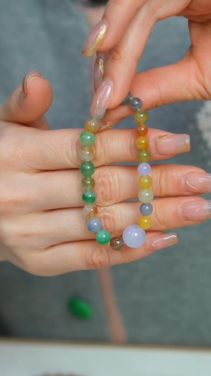 【闪购商品】翡翠手串未镶嵌20号-珠串/姿/3