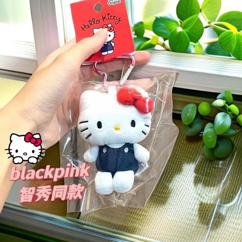 blackpink同款爱心扣KT猫包包挂扣挂件hellokitty挂饰玩偶挂件