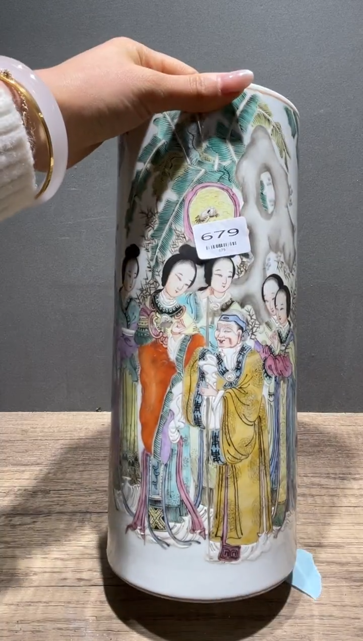 瓷片金**映A679 瓷器小摆件小摆件