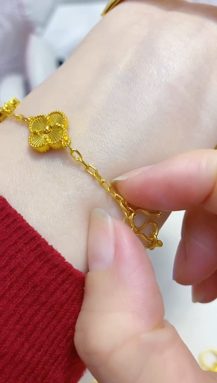 合金无007老花手链