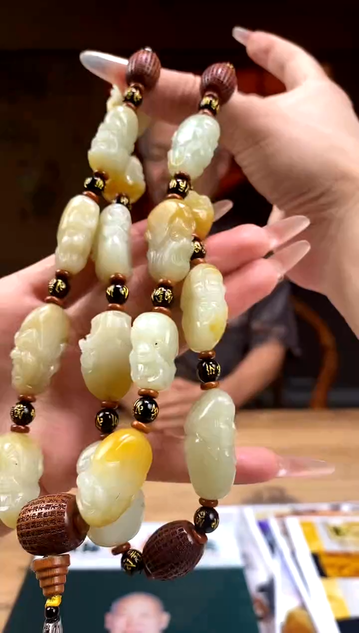 和田玉未镶嵌颈饰A751