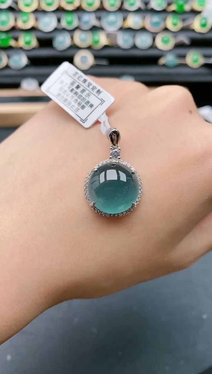 【闪购商品】翡翠戒指银S925镶嵌111111