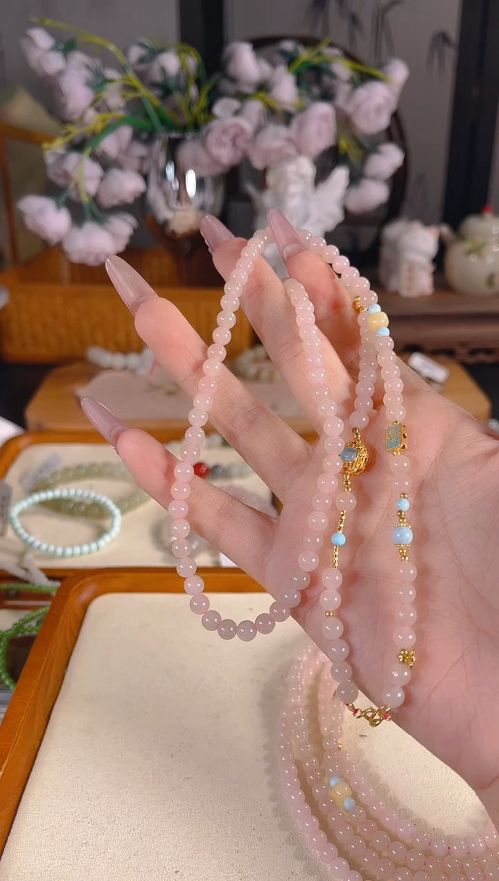 项链银S925镶嵌和田玉多样性发其一孤品默认微瑕