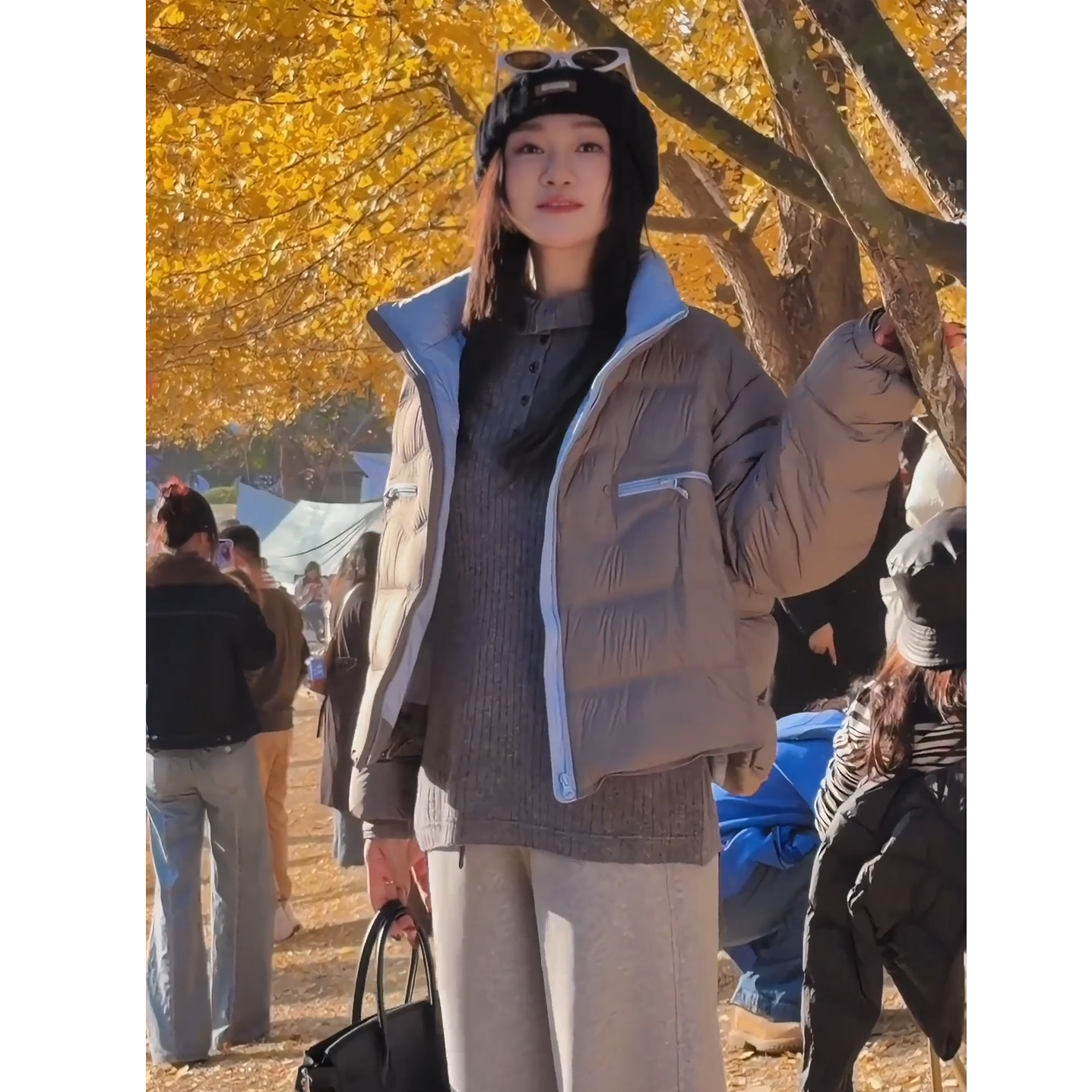 JW/静稳潮流新品时尚休闲女款鸭绒羽绒服5552702