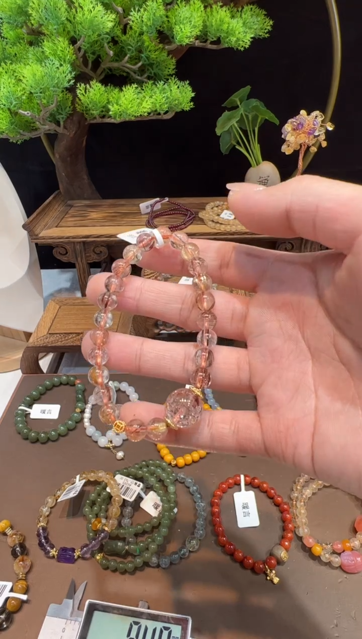 【闪购商品】水晶手串未镶嵌@@手饰