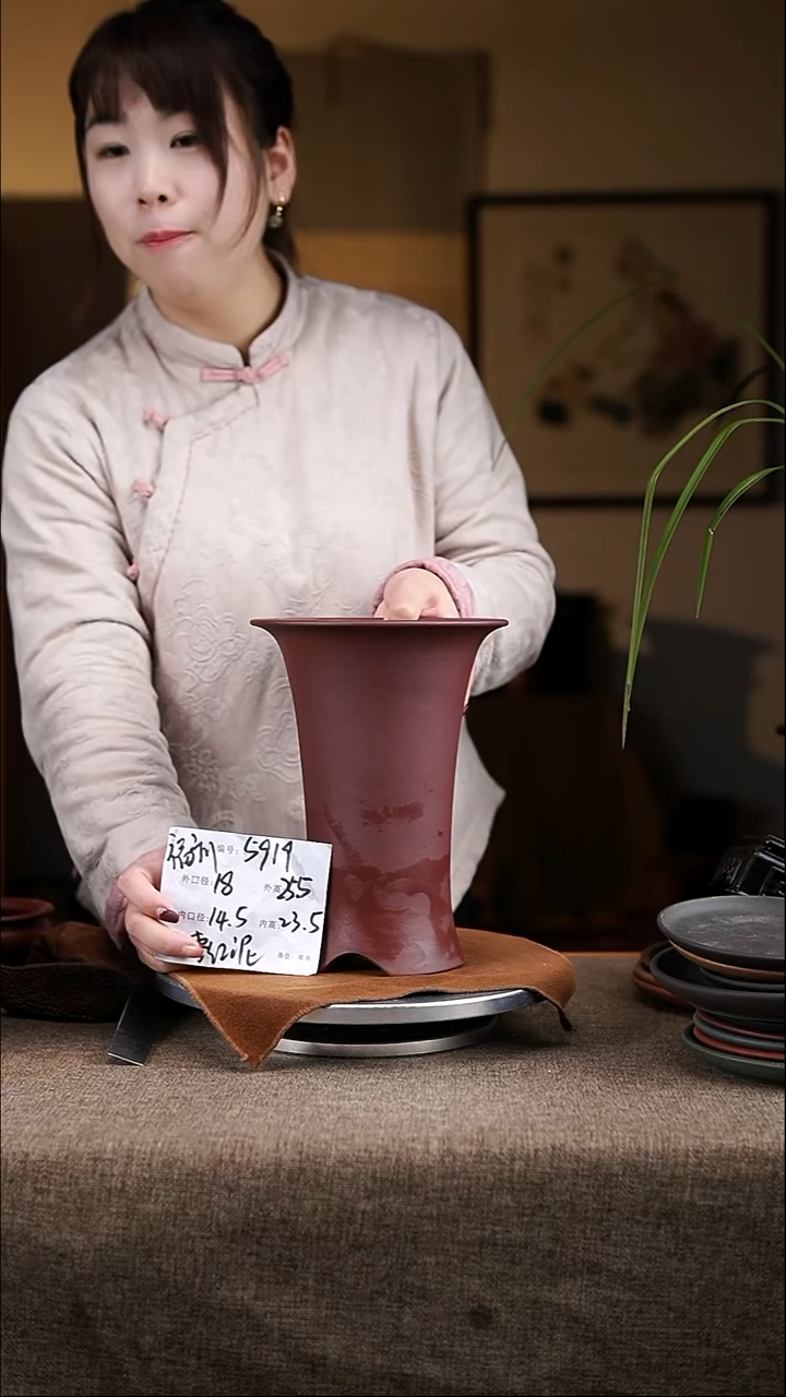 【闪购商品】紫砂花盆紫砂花盆5919