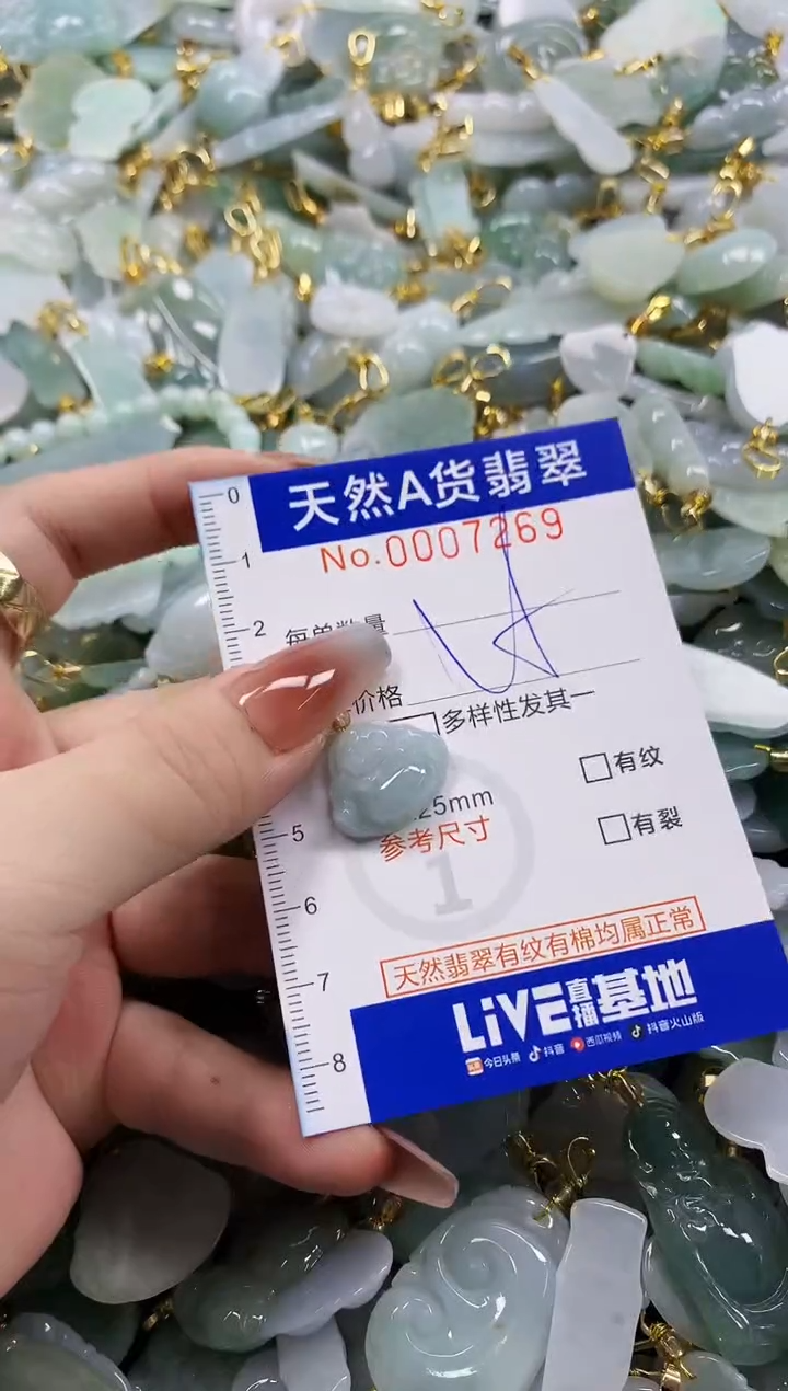 颈饰未镶嵌翡翠天然A货翡翠