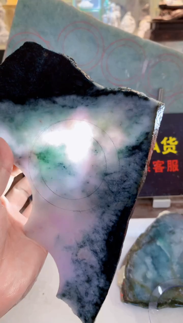 未镶嵌挂件翡翠0朗0翡翠珠宝163