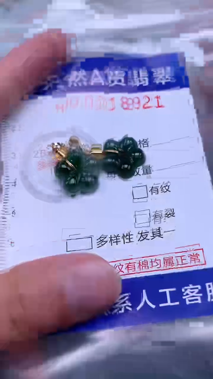 翡翠未镶嵌吊坠(不含链)1