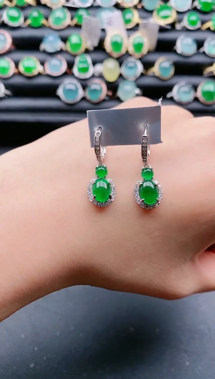 【闪购商品】翡翠戒指银S925镶嵌111111