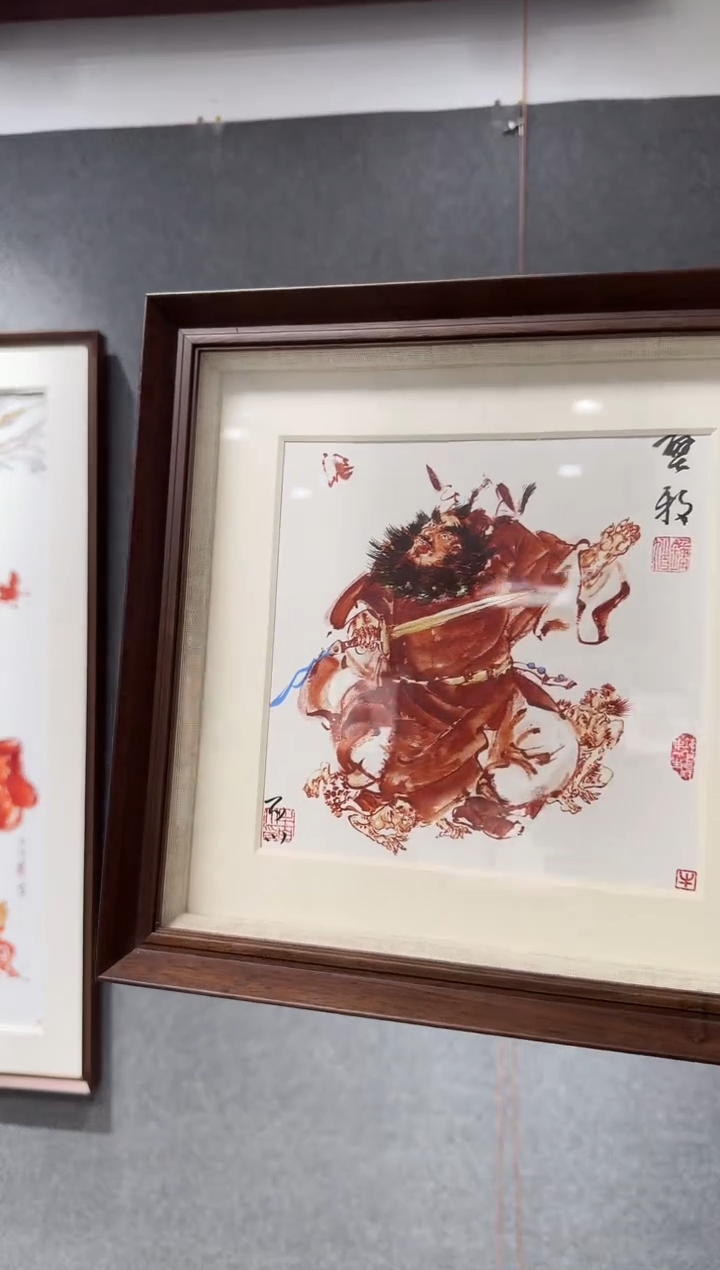 国画牛百川老师手绘30x30