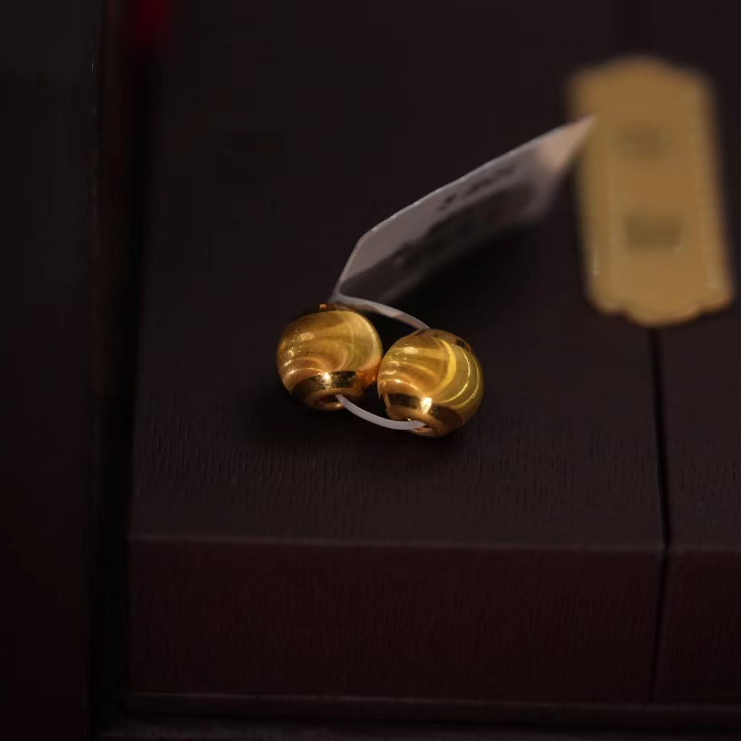 【巧玲专属】足金足金猫眼金珠子（按实际克重多退少补） 1.06