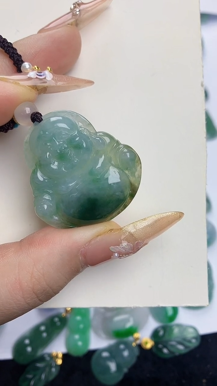 【闪购商品】翡翠颈饰未镶嵌天然缅甸A货翡翠，