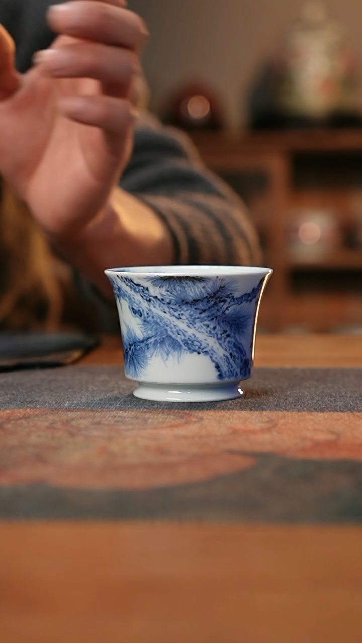 【闪购商品】康亭守艺有余系列：松翠鳜鱼肥诗意马蹄杯