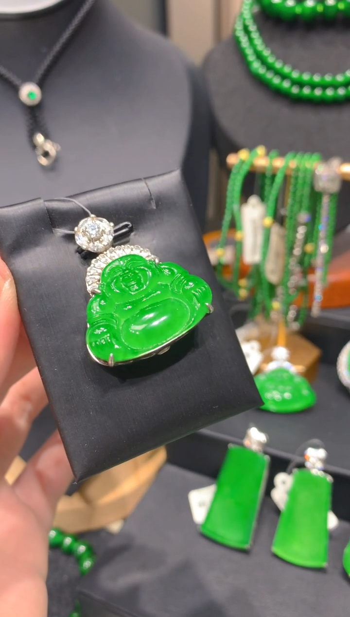 颈饰银S925镶嵌翡翠20一季