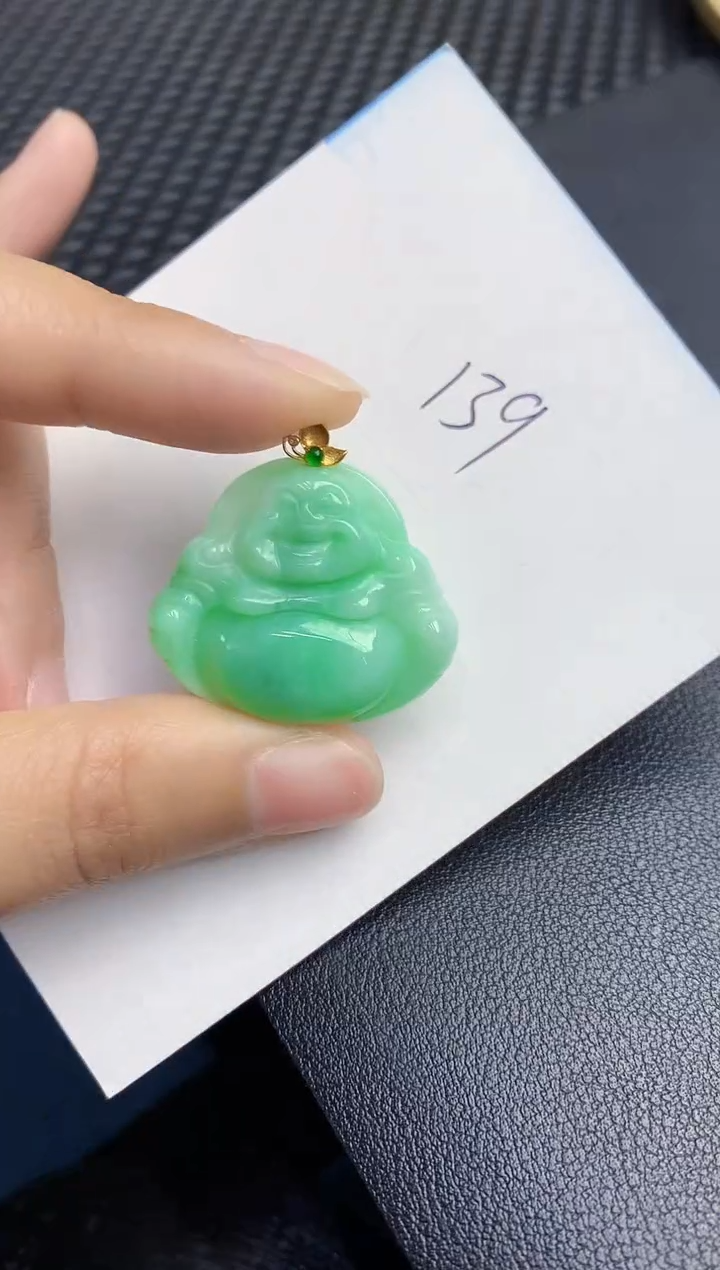 【闪购商品】翡翠颈饰18K金镶嵌000000000