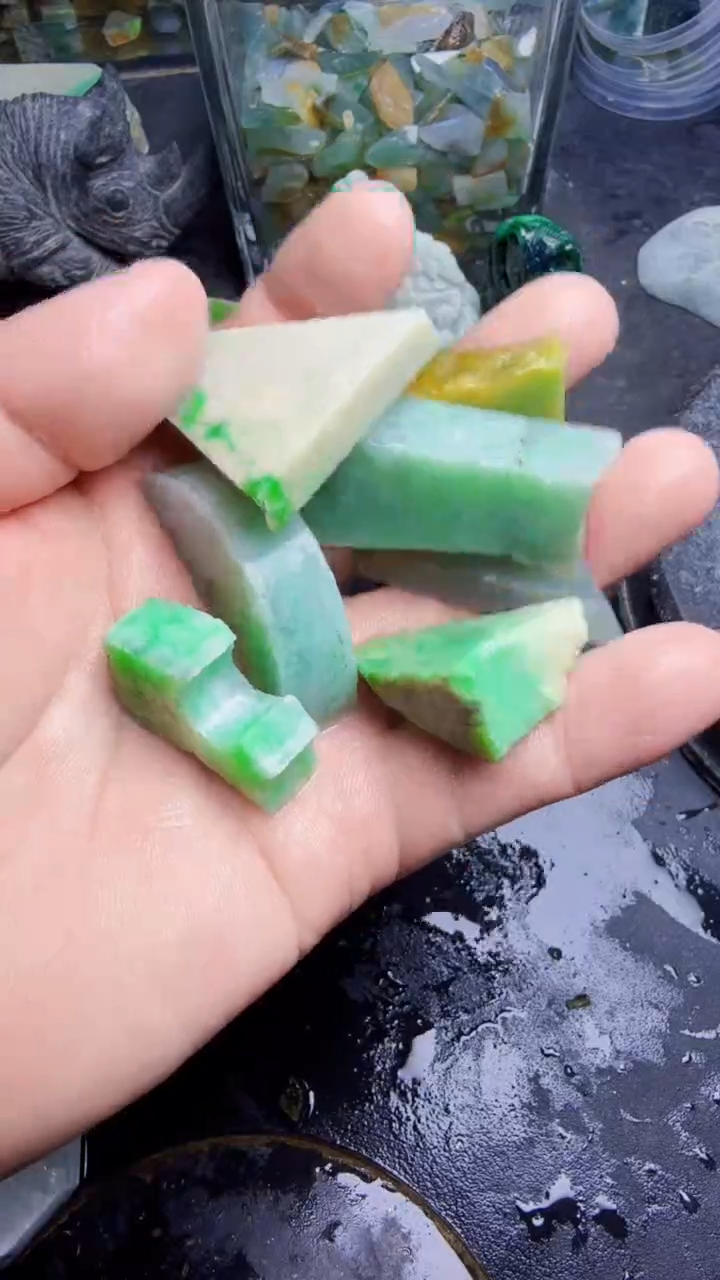 未镶嵌挂件翡翠天然翡翠053