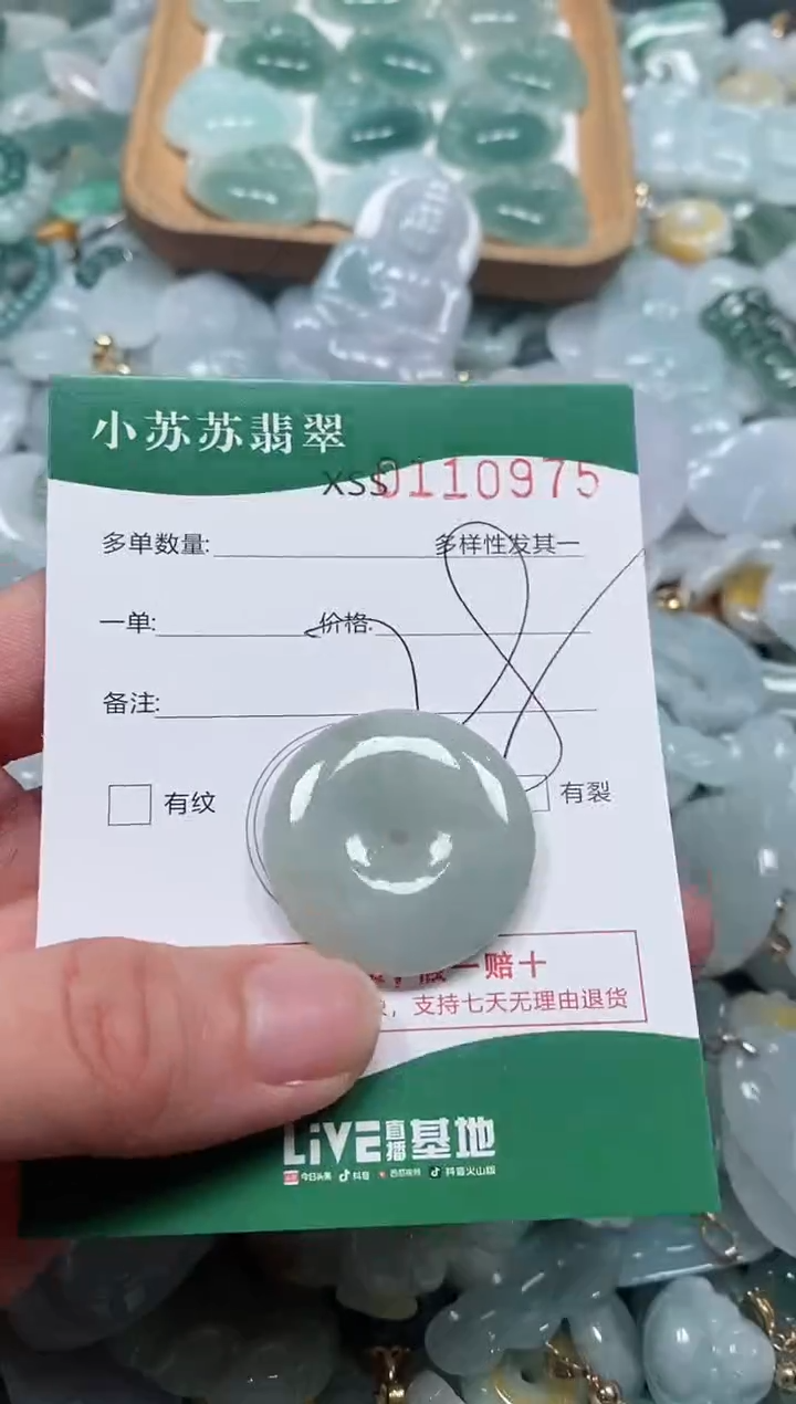 【闪购商品】翡翠颈饰未镶嵌闪购商品0110975