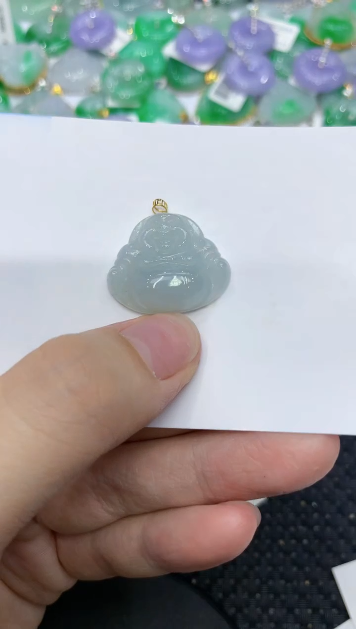 【闪购商品】翡翠颈饰18K金镶嵌111111111111   