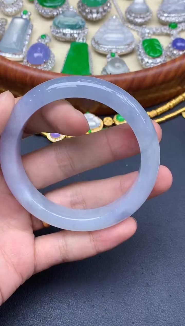 未镶嵌手镯翡翠393-中国好珍宝