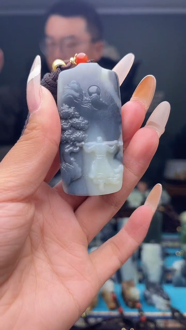 未镶嵌和田玉挂件1