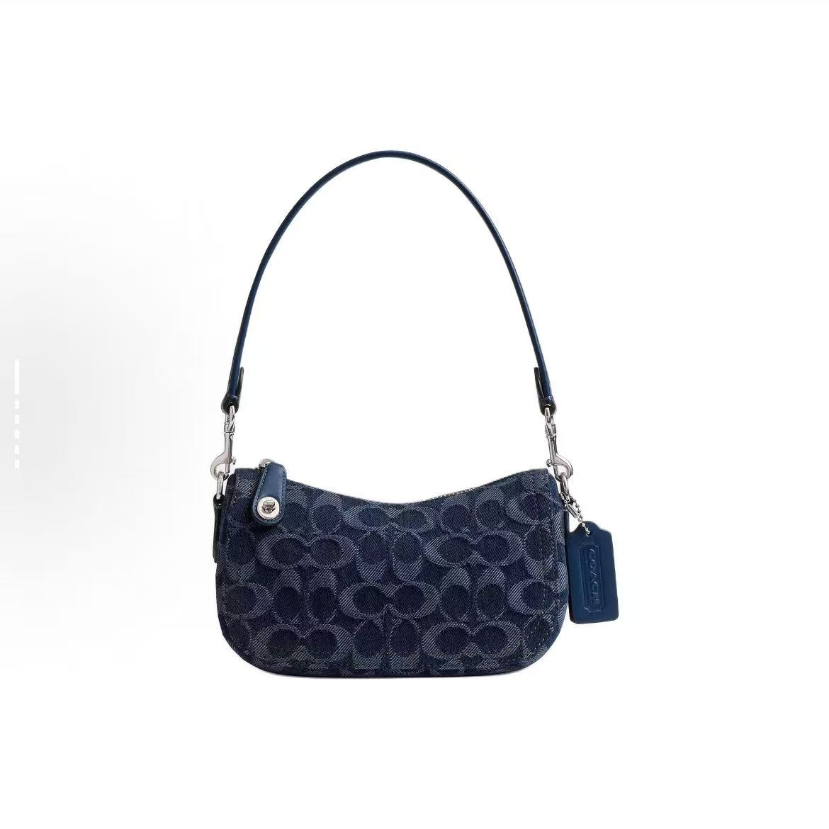 COACH/蔻驰 预售牛仔蓝色香布雷单肩包CAN78-LHRHY  20*12*6