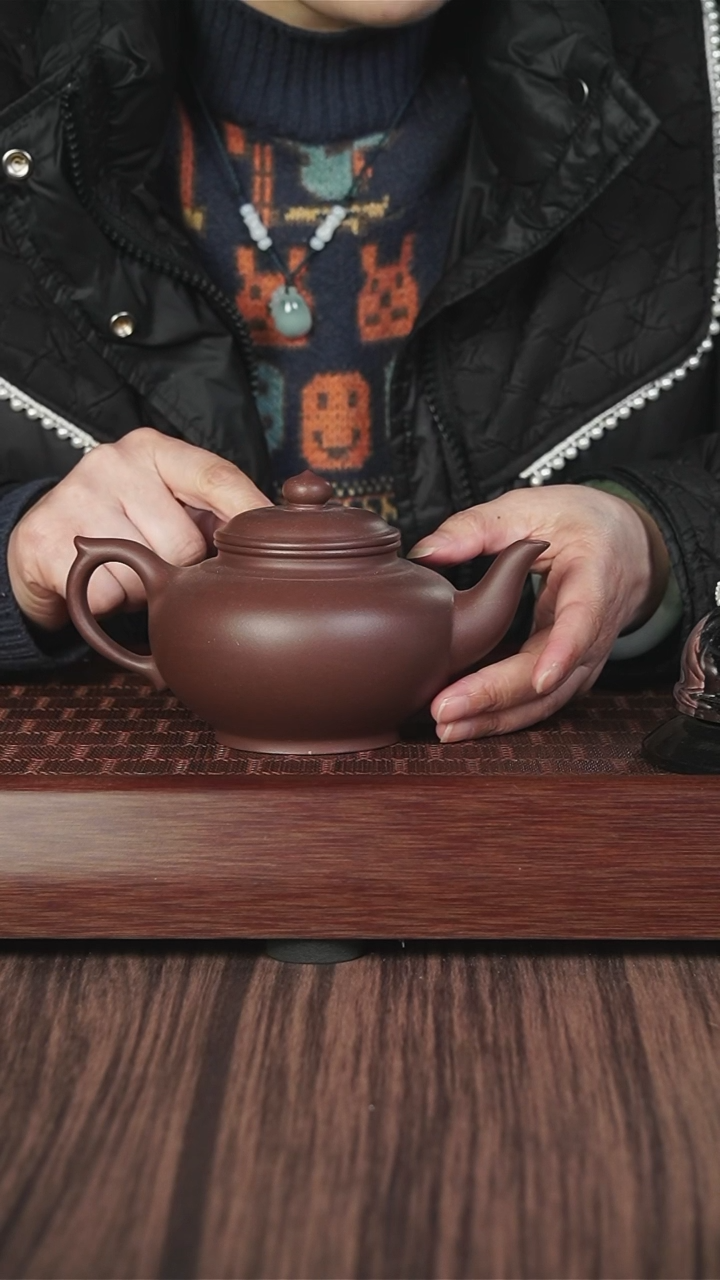 【闪购商品】紫砂茶壶ly  紫泥  笑樱