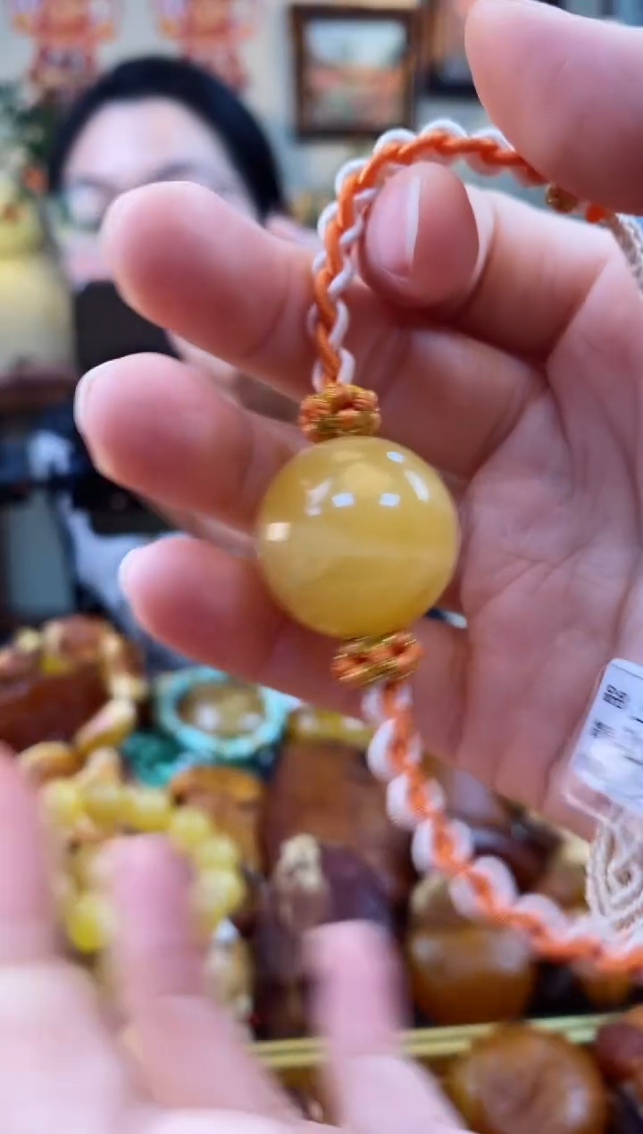 【闪购商品】琥珀颈饰未镶嵌吊坠
