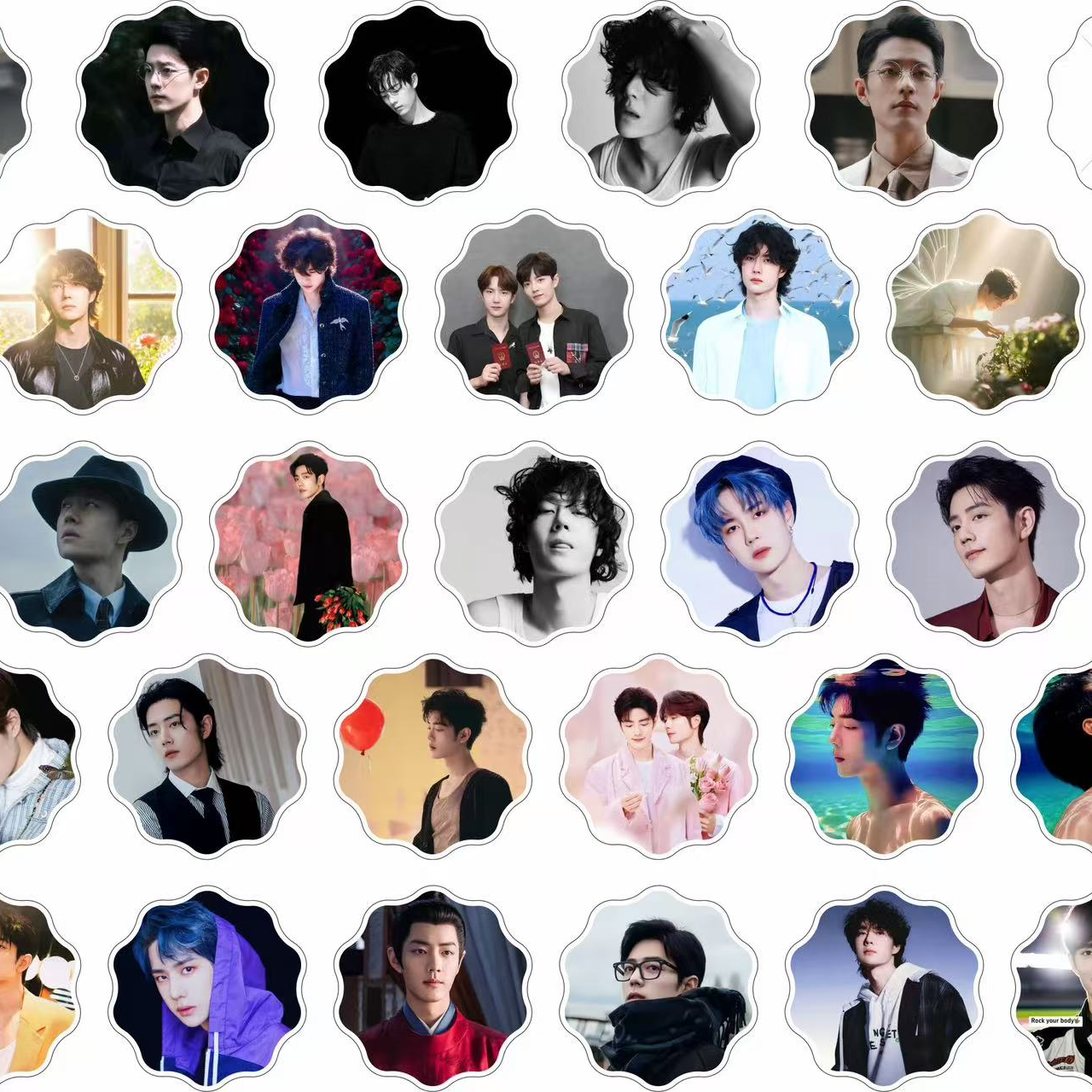 (滴胶挂钩）肖战王一博博肖周边