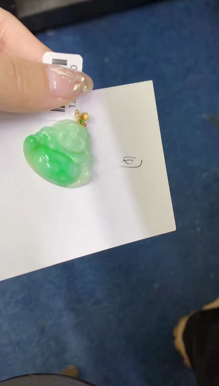 【闪购商品】翡翠颈饰18K金镶嵌0000000000