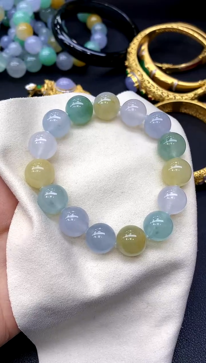 未镶嵌手链翡翠348-中国好珍宝