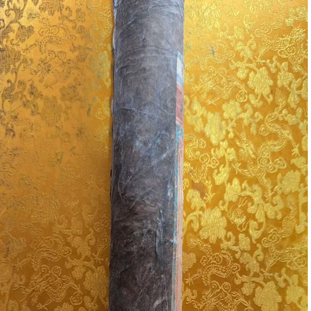 小皮桶精美装饰画一件