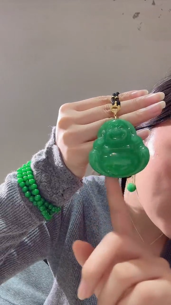 颈饰未镶嵌翡翠大大大佛