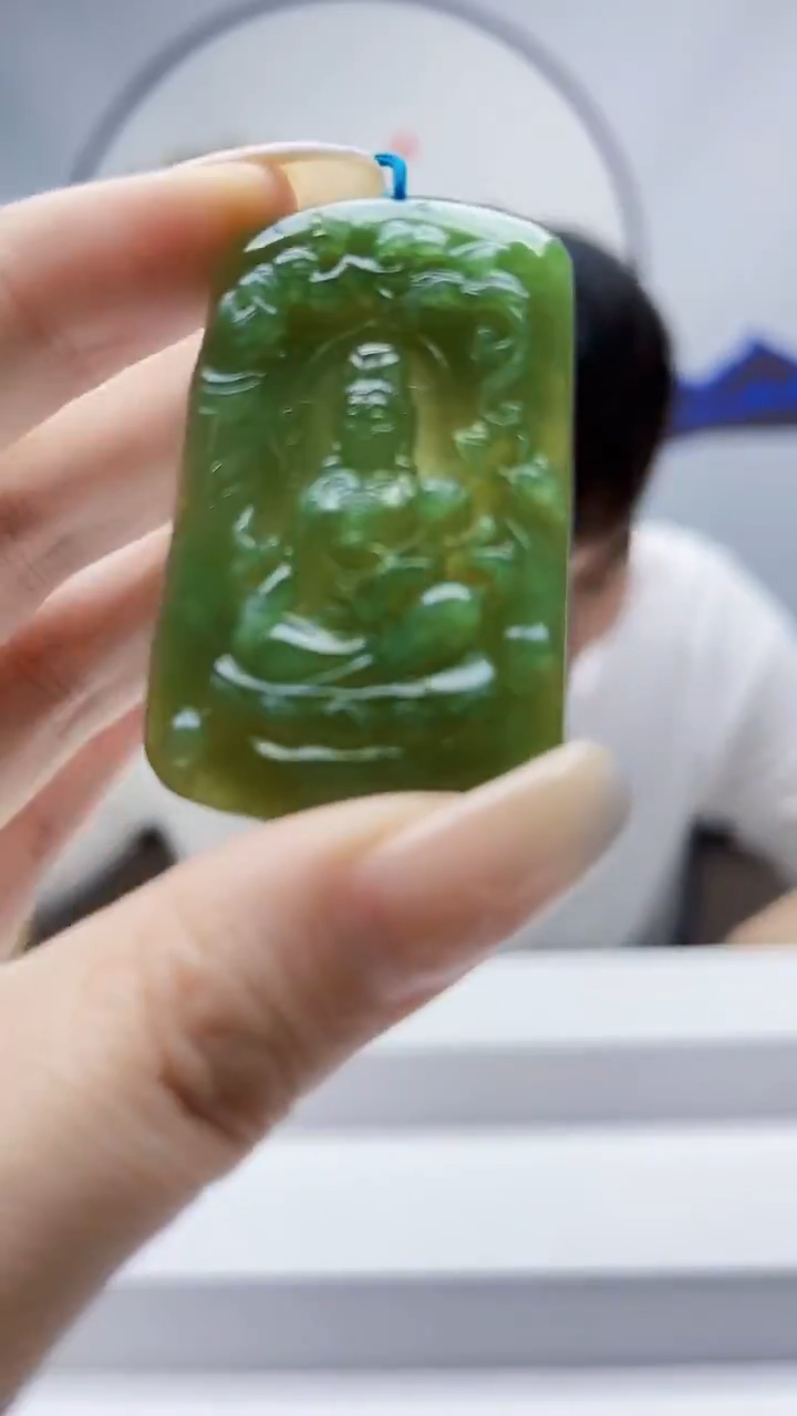 未镶嵌定制翡翠毛货挂件67