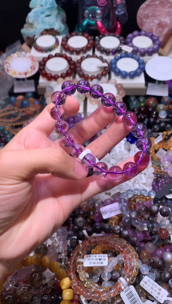 未镶嵌手串紫晶紫水晶