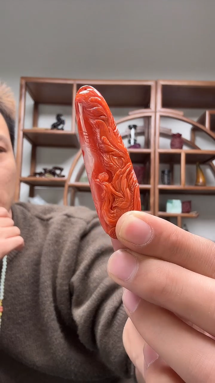吊坠(不含链)未镶嵌南红玛瑙多样性发其一P-1