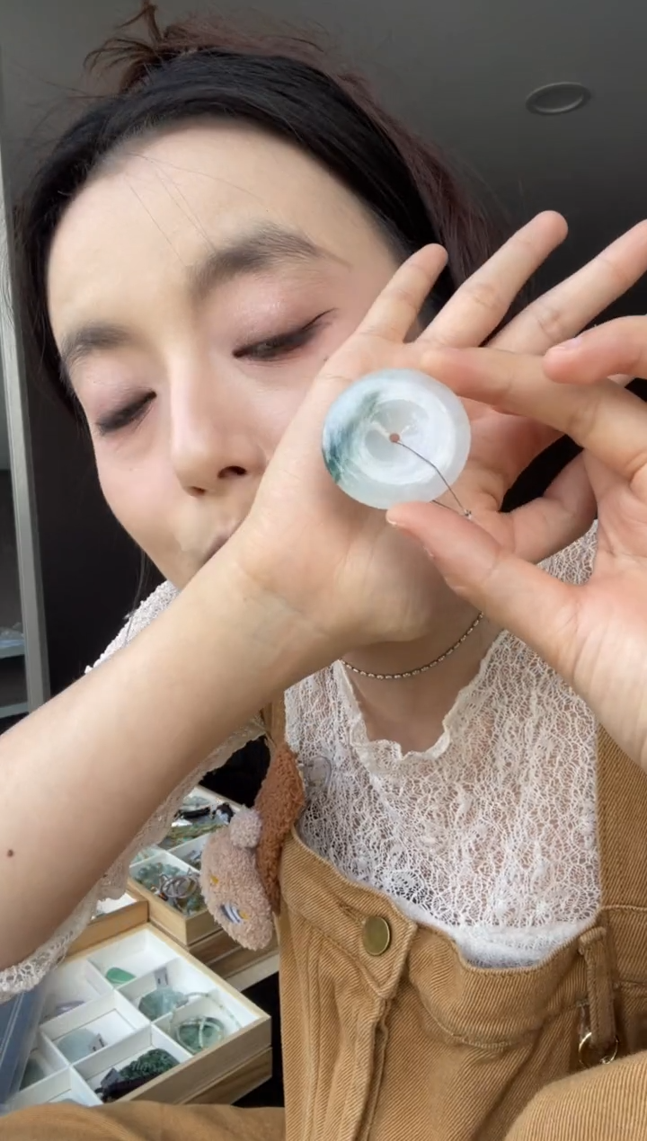 吊坠(不含链)未镶嵌翡翠天然缅甸A货翡翠