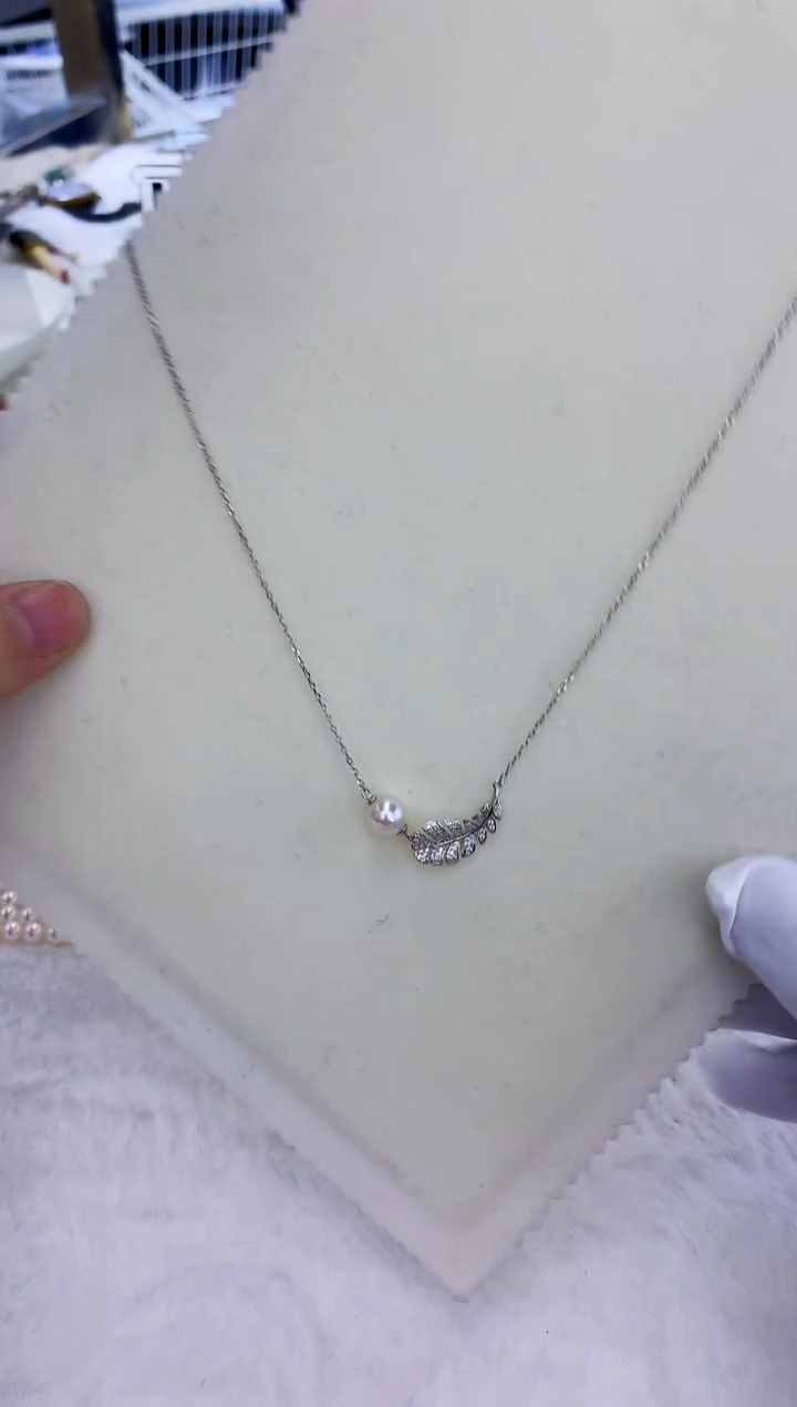 银S925镶嵌饰品海水珍珠设计款套链