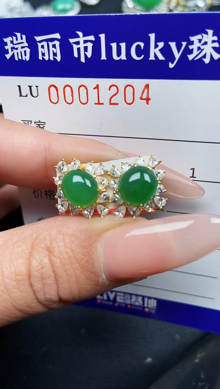 【闪购商品】翡翠颈饰银S925镶嵌1204