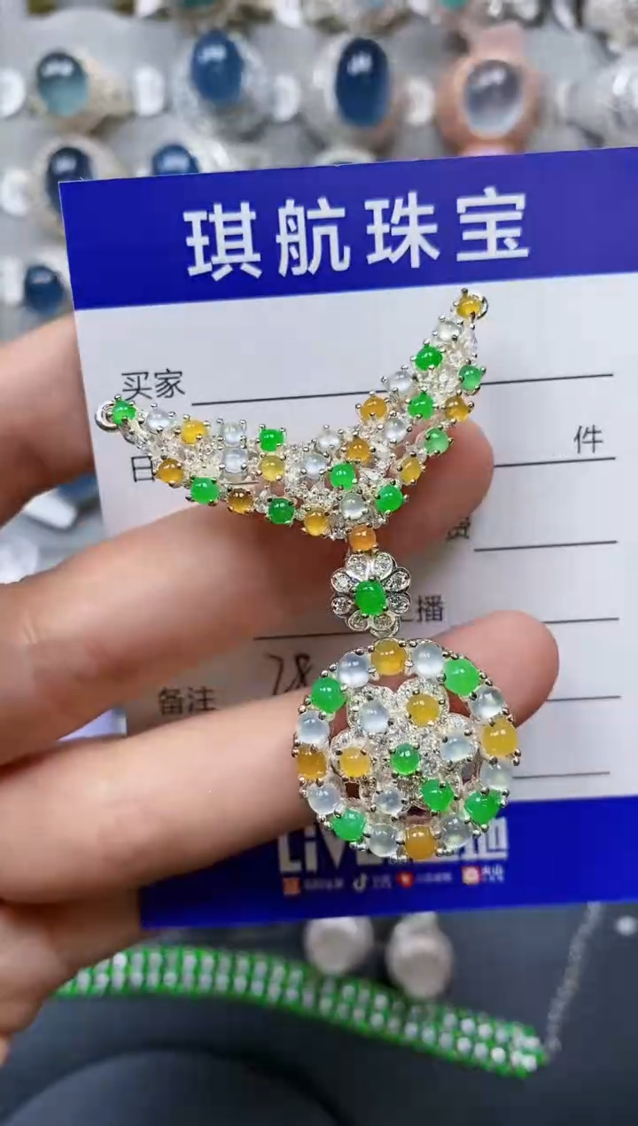 【闪购商品】翡翠颈饰未镶嵌00000282