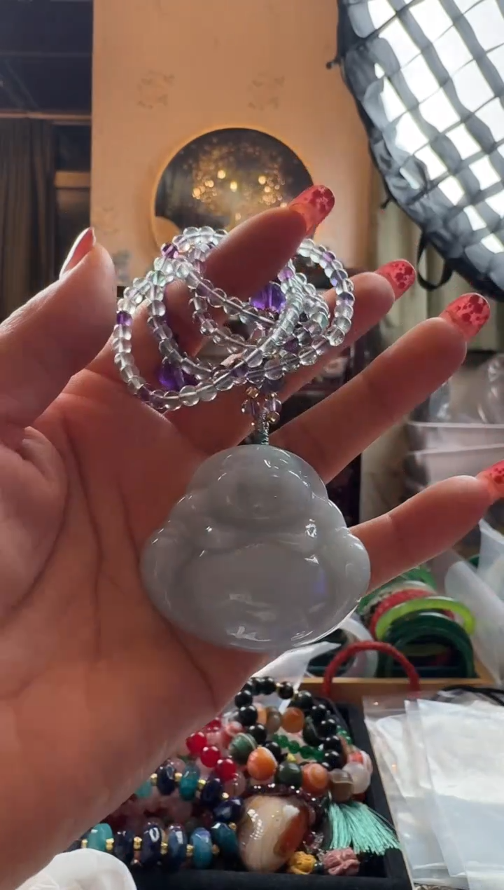 【闪购商品】翡翠未镶嵌颈饰佛公