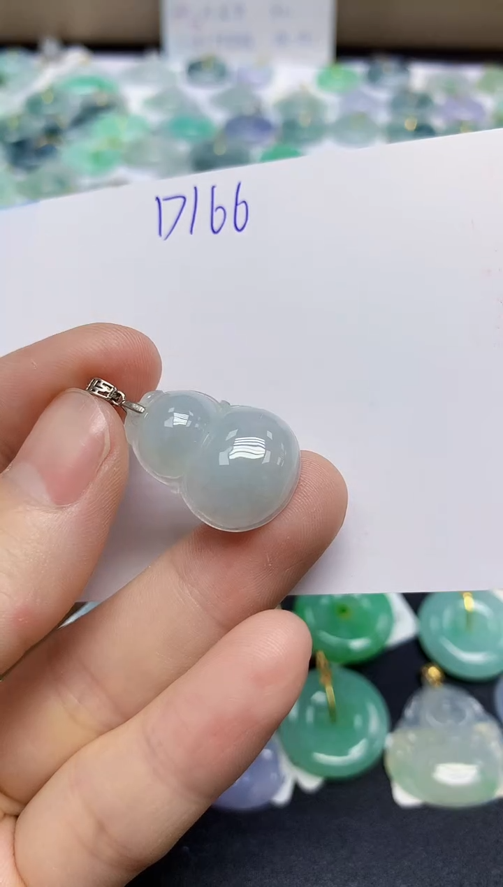 颈饰未镶嵌翡翠天然缅甸翡翠A货翡翠百元以上9元证书费自理