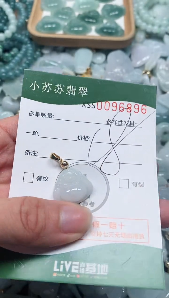 【闪购商品】翡翠颈饰未镶嵌闪购商品0096896