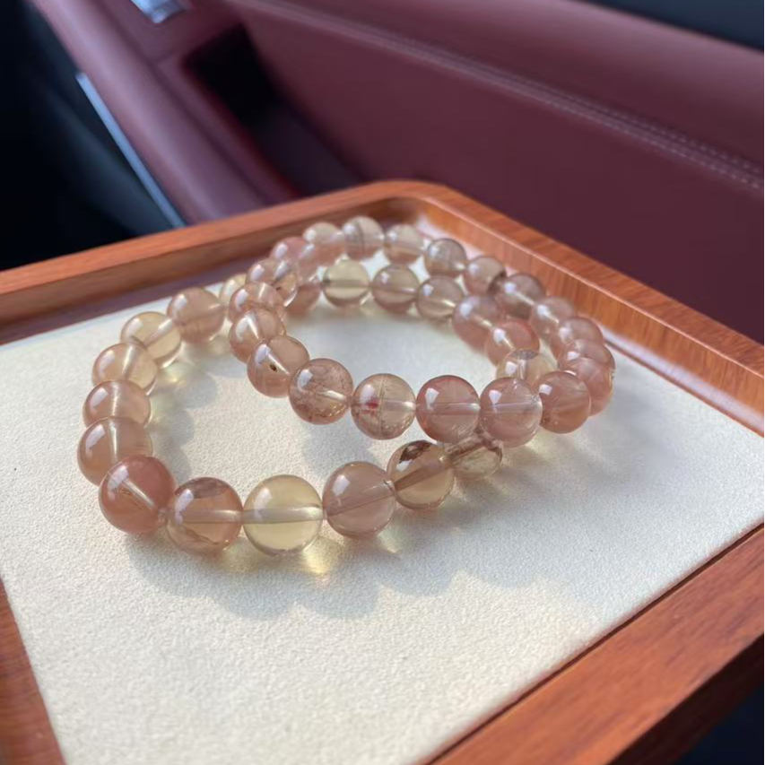 爆闪黄金安德森月光石单圈手链多样性发其一【木槿花】111