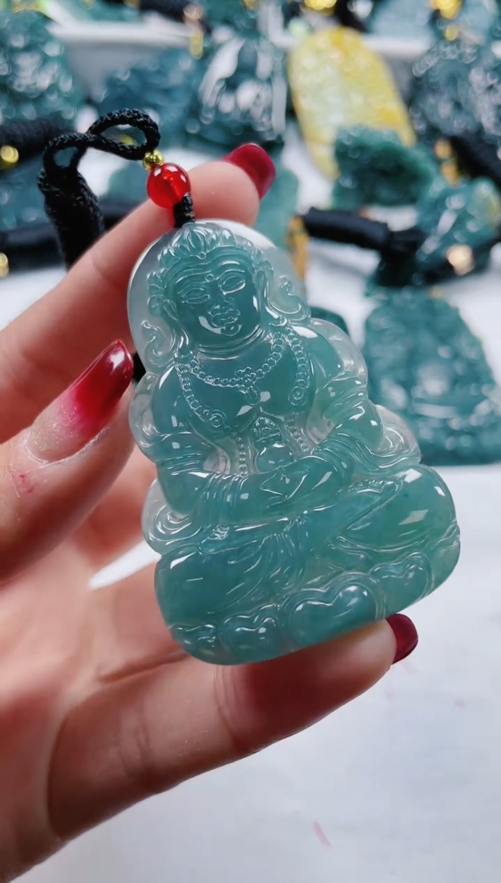 【闪购商品】翡翠颈饰未镶嵌多样性发货一件发货-度母