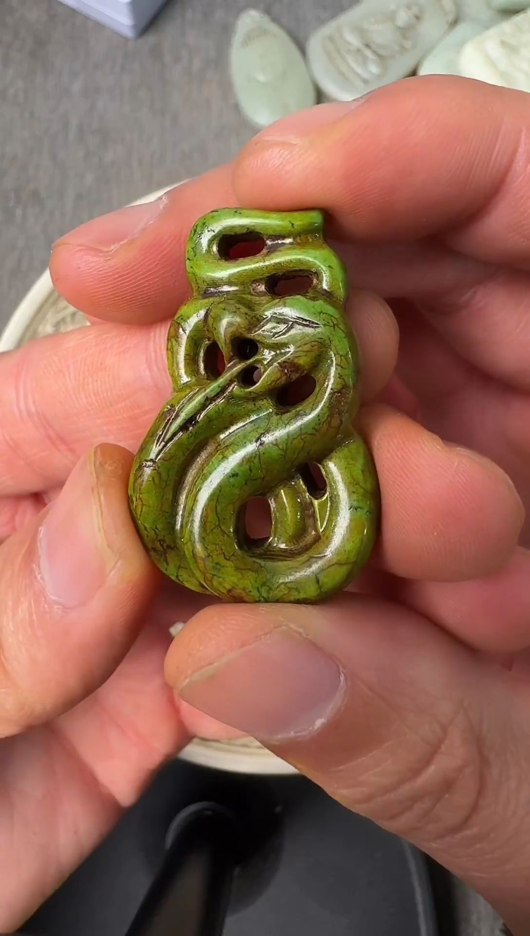 未镶嵌和田玉摆件88888